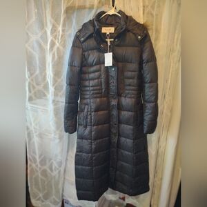 Haute Black Long Puffer Coat